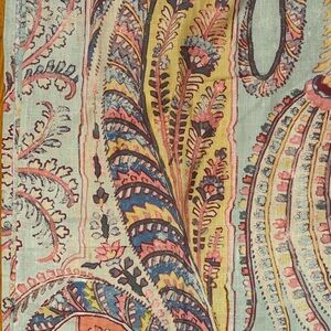Anthropologie Multicolor Paisley Textile
